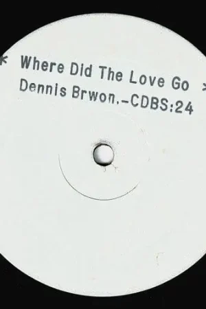 DENNIS BROWN Where Did All The Love Go Vinyl Record 12 Inch Black Scorpio Professional Grade