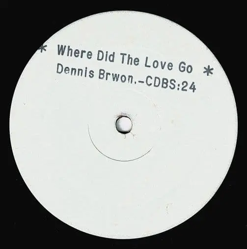 DENNIS BROWN Where Did All The Love Go Vinyl Record 12 Inch Black Scorpio Professional Grade