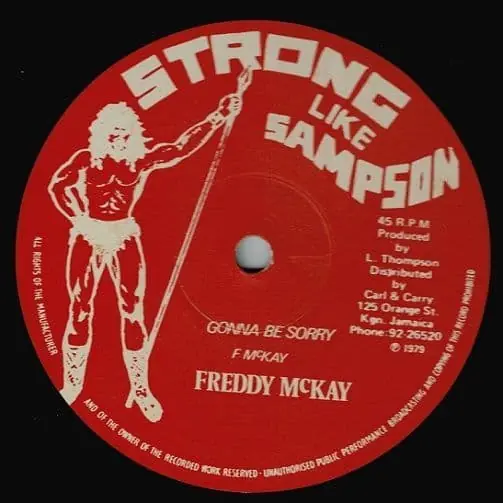 Best Seller FREDDIE McKAY Gonna Be Sorry Vinyl Record 12 Inch Strong Like Sampson 1979