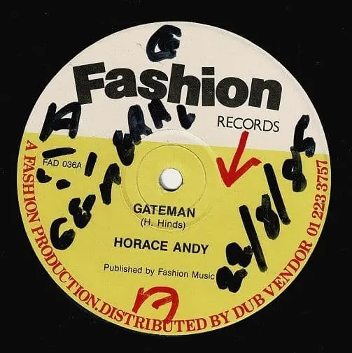 HORACE ANDY Gateman Vinyl Record 12 Inch Fashion 1985 Genuine