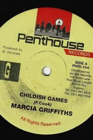 Wholesale MARCIA GRIFFITHS Childish Games Vinyl Record 12 Inch Penthouse 1995