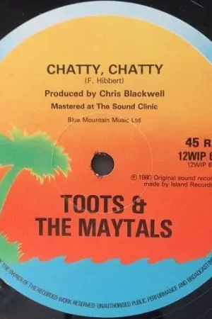 TOOTS AND THE MAYTALS Chatty Chatty Vinyl Record 12 Inch Island 1980 Sale