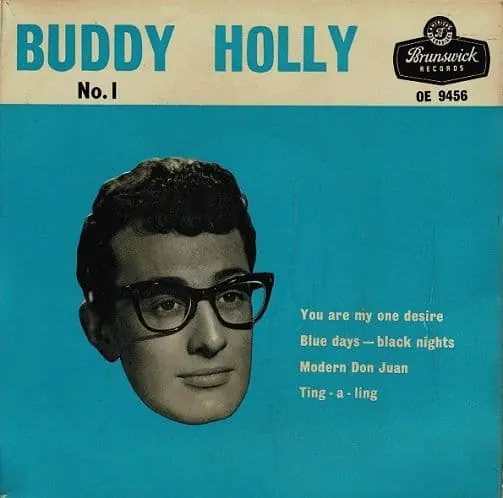 Last Chance BUDDY HOLLY No 1 EP Vinyl Record 7 Inch Coral 1961