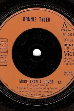 BONNIE TYLER More Than A Lover Vinyl Record 7 Inch RCA Victor 1977 Discount