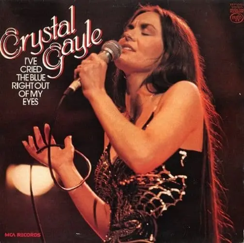 CRYSTAL GAYLE I ve Cried The Blue Right Out Of My Eyes Vinyl Record LP MFP 1978 Modern