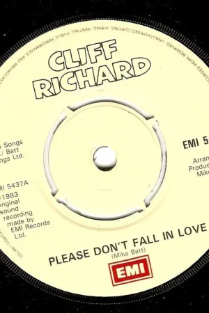 Same Day Shipping CLIFF RICHARD Please Don t Fall In Love Vinyl Record 7 Inch EMI 1983
