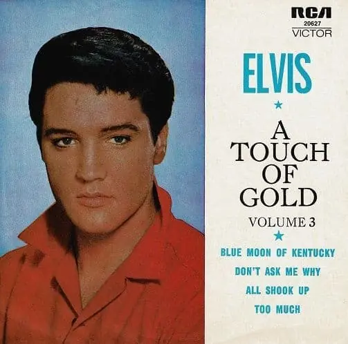 Free Delivery ELVIS PRESLEY A Touch Of Gold Volume 3 EP Vinyl Record 7 Inch Australian RCA Victor