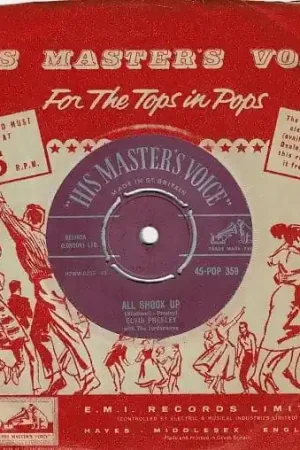 Big Sale ELVIS PRESLEY All Shook Up Vinyl Record 7 Inch HMV 1957