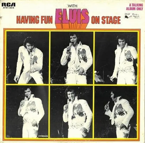ELVIS PRESLEY Having Fun With Elvis On Stage Vinyl Record LP US RCA Victor 1979 Deal