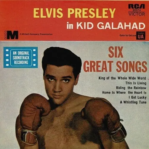 ELVIS PRESLEY Kid Galahad EP Vinyl Record 7 Inch Australian RCA Victor Professional Grade