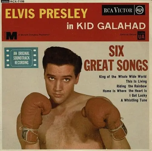 Fan Favorite ELVIS PRESLEY Kid Galahad EP Vinyl Record 7 Inch RCA Victor 1963