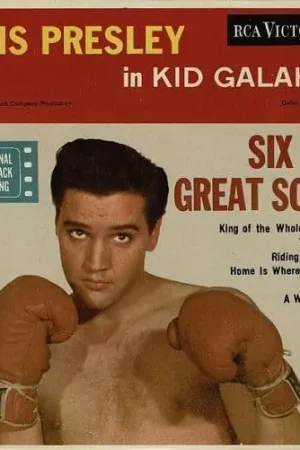 ELVIS PRESLEY Kid Galahad EP Vinyl Record 7 Inch RCA Victor 1963 Handmade