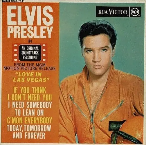 ELVIS PRESLEY Love In Las Vegas EP Vinyl Record 7 Inch RCA Victor 1964 Sale