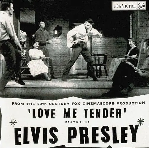 Sale ELVIS PRESLEY Love Me Tender EP Vinyl Record 7 Inch RCA Victor 2001