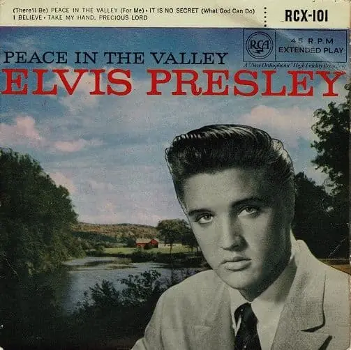 ELVIS PRESLEY Peace In The Valley EP Vinyl Record 7 Inch RCA Victor 1964 Express Delivery