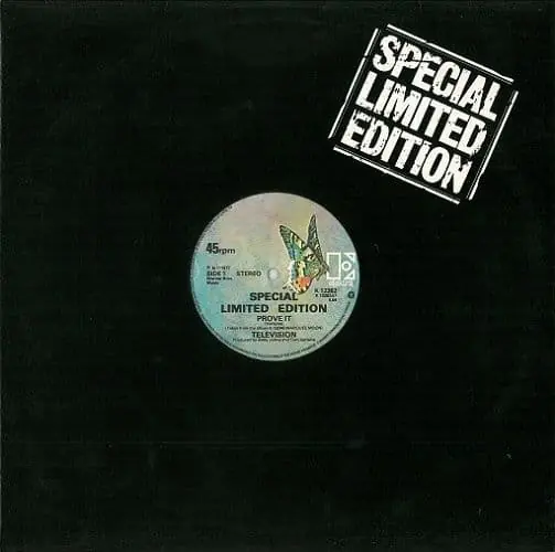 Instant Buy TELEVISION Prove It Vinyl Record 12 Inch Elektra 1977 Green Vinyl