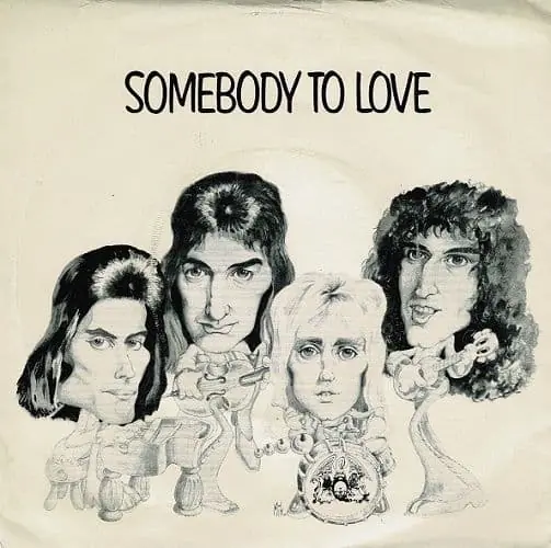 QUEEN Somebody To Love Vinyl Record 7 Inch EMI 1976 Shop Now