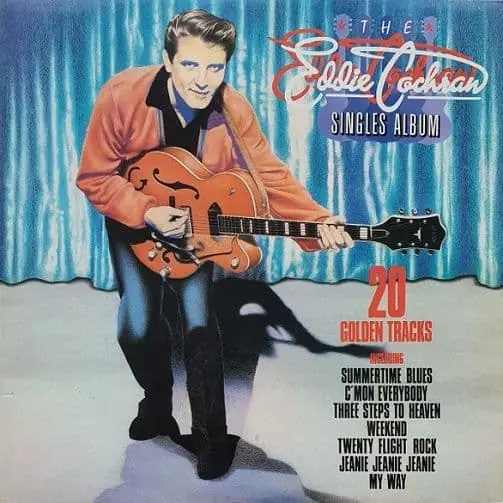 EDDIE COCHRAN The Eddie Cochran Singles Album Vinyl Record LP United Artists 1979 Special Offer
