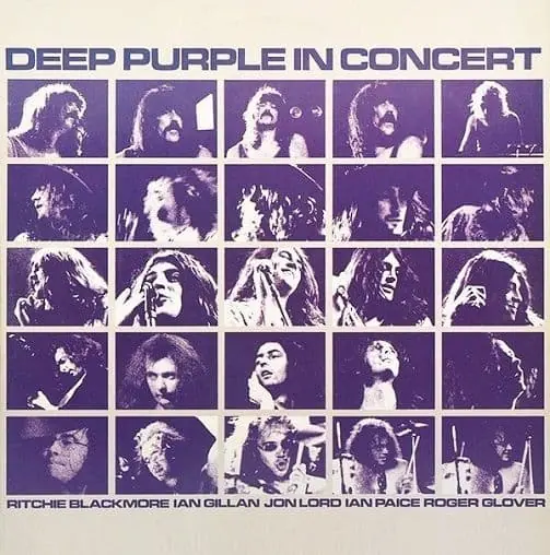 DEEP PURPLE In Concert Vinyl Record LP Harvest 1980 Big Sale