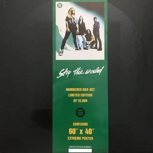 EXTREME Stop The World Vinyl Record 12 Inch A&M 1992 Box Set Warranty Included