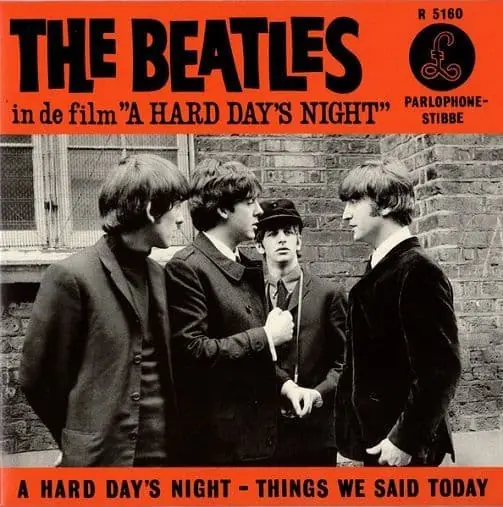 Seasonal Sale THE BEATLES A Hard Day s Night Vinyl Record 7 Inch Parlophone 2019