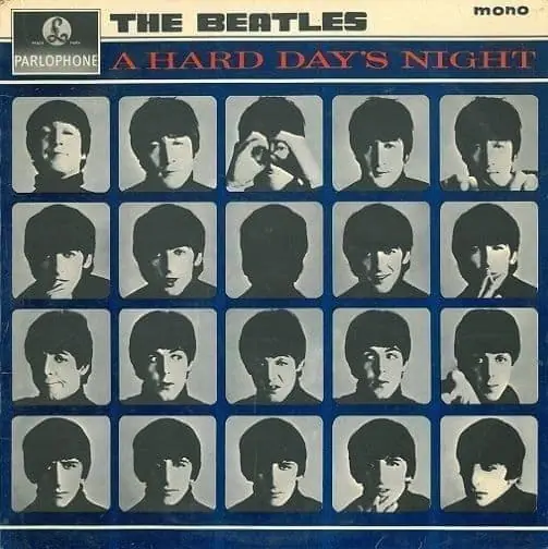 THE BEATLES A Hard Day s Night Vinyl Record LP Parlophone 1964 Fan Favorite