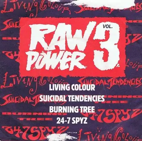 Raw Power Vol 3 EP 7" Single Vinyl Record Epic 1990 Save Now