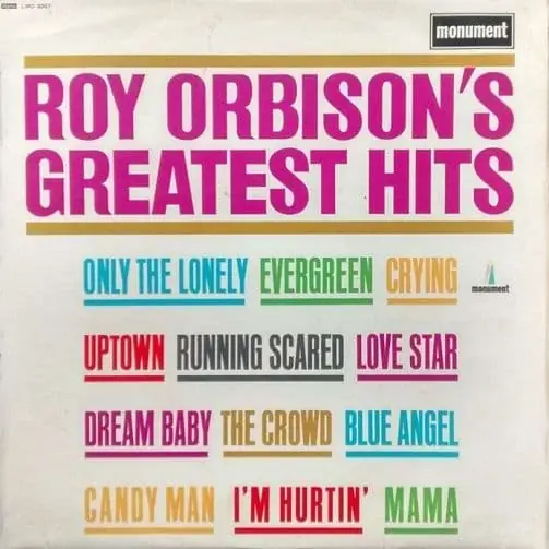 Last Chance ROY ORBISON Greatest Hits Vinyl Record LP Monument 1967