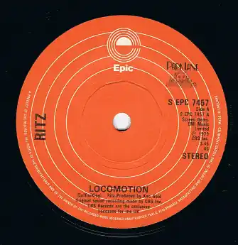 Secure Checkout RITZ Locomotion 7" Single Vinyl Record 45rpm Epic 1979
