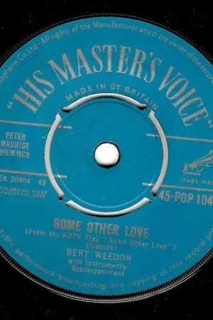 BERT WEEDON Some Other Love Vinyl Record 7 Inch HMV 1962 Exclusive