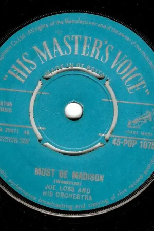 JOE LOSS Must Be Madison Vinyl Record 7 Inch HMV 1962 Viral