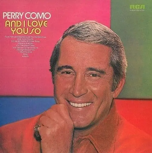 PERRY COMO And I Love You So Vinyl Record LP RCA Victor 1973 Grab Now