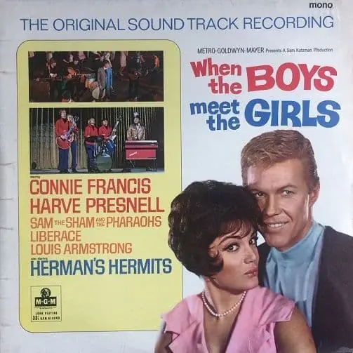 When The Boys Meet The Girls - The Original Soundtrack Recording Vinyl Record LP MGM 1965 Best Seller