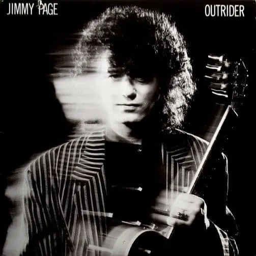 JIMMY PAGE Outrider Vinyl Record LP US Geffen 1988 Top Rated