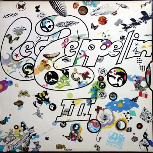 Professional Grade LED ZEPPELIN Led Zeppelin III Vinyl Record LP Atlantic 1970