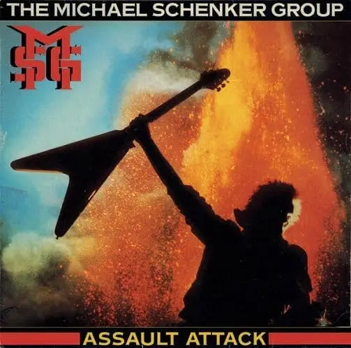 No Minimum Order MICHAEL SCHENKER GROUP Assault Attack Vinyl Record LP Chrysalis 1982