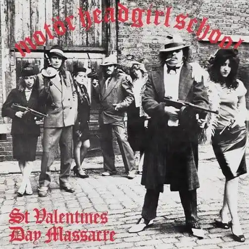 Big Sale MOTORHEAD / GIRLSHCOOL St Valentine s Day Massacre Vinyl Record 10 Inch Bronze 1981