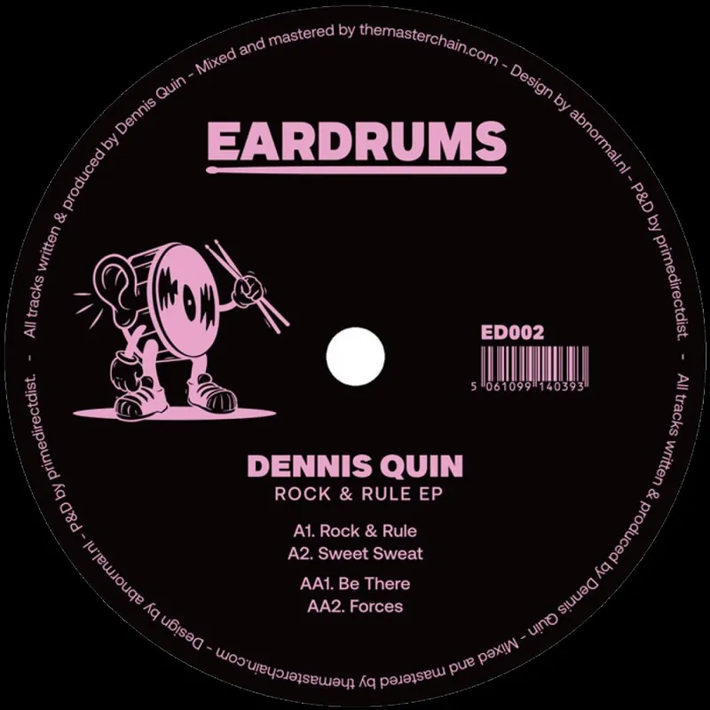 Exclusive Offer Quin, Dennis Rock & Rule Eardrums vinyl record
