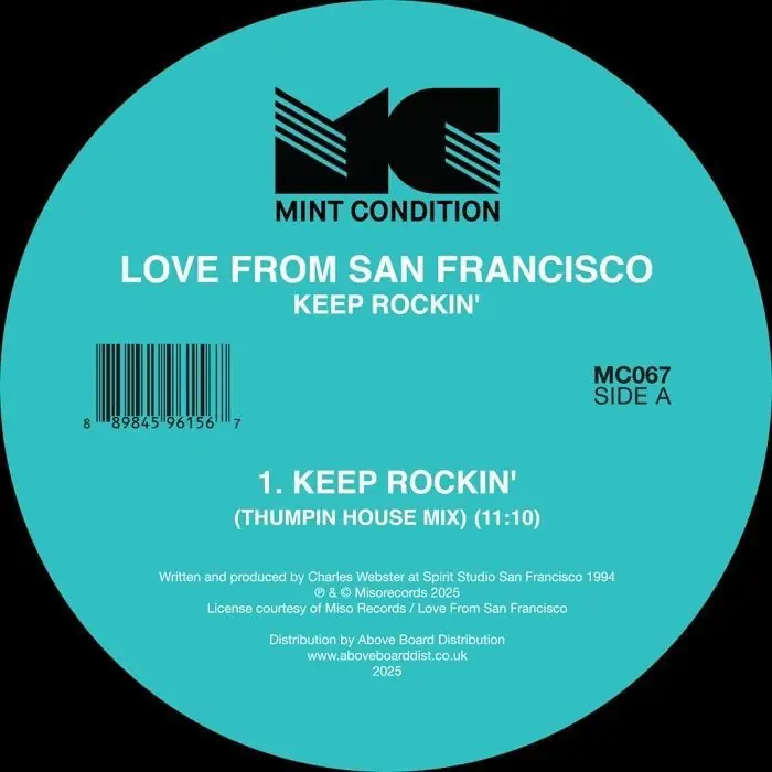 Buy Today Love From San Francisco Keep Rockin' (Incl. Unreleased Mixes) Mint Condirtion vinyl record