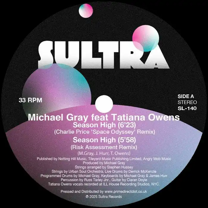 Gray, Michael / Ferrari, Antonello Season High / Music of Life Sultra vinyl record Bulk Order