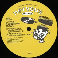 Calderone , Victor / Mykol What You Want Nervous vinyl record New Release