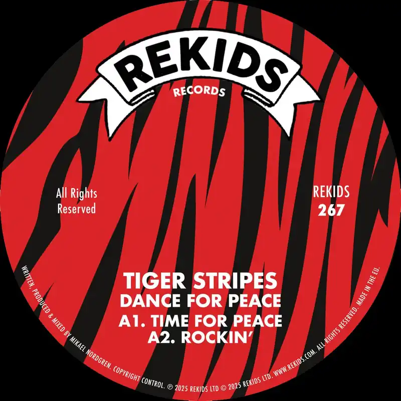 Fast Shipping Tiger Stripes Dance For Peace Rekids vinyl record