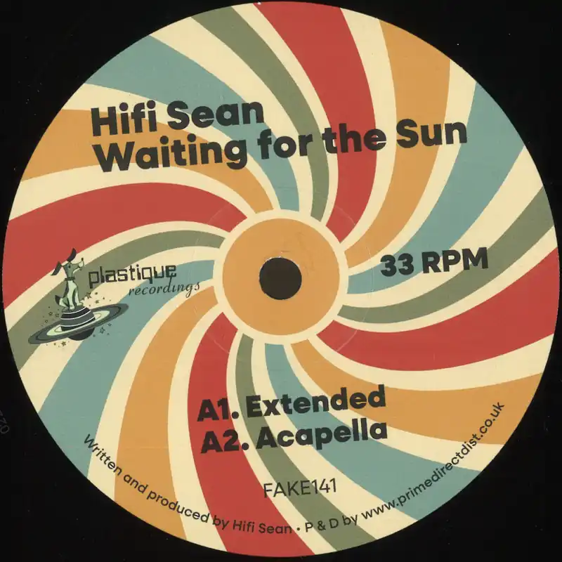 Grab Now Hifi Sean Waiting For The Sun Plastique Recordings vinyl record