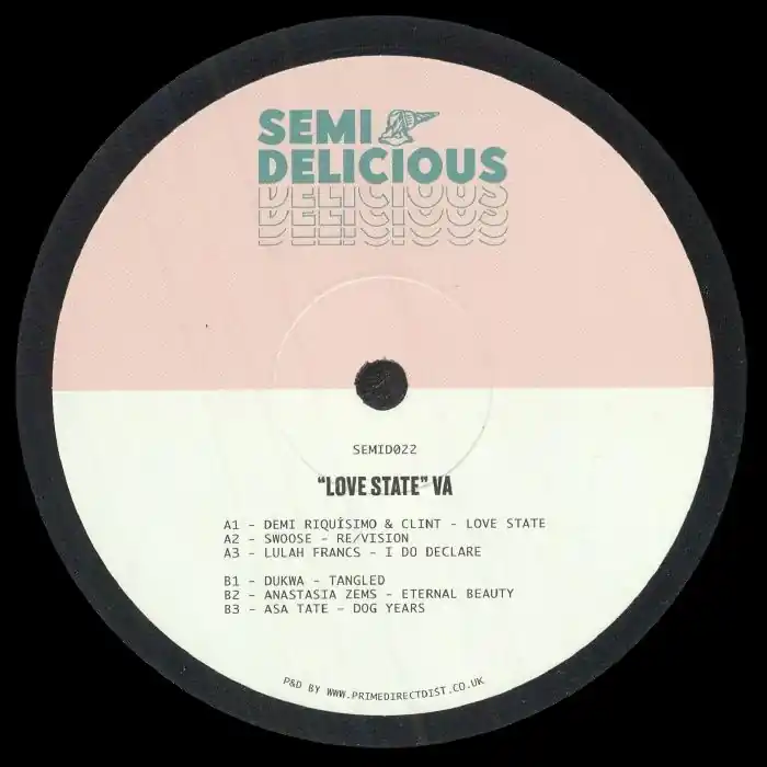 Various Artists Love State EP Semi Delicious vinyl record In Demand