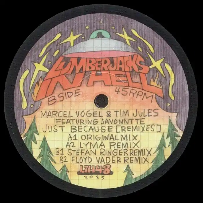 Vogel, Marcel / Jules, Tim Just Because (remixes) Lumberjacks IN Hell vinyl record Wholesale