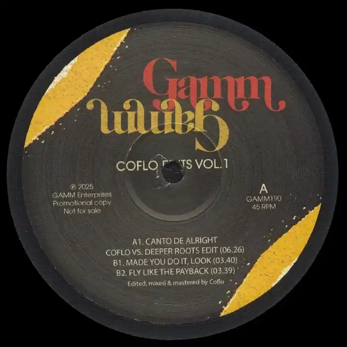 CofloCanto De Alright / Fly Like The Payback / Made You Do It, Look GAMM vinyl record Direct From Manufacturer