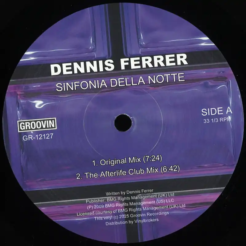 Markdown Ferrer, Dennis Sinfonia Della Notte Groovin vinyl record