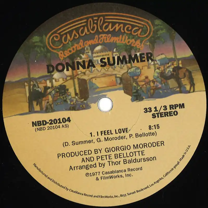 Modern Summer, Donna I Feel Love / Love To Love You Casablance vinyl record