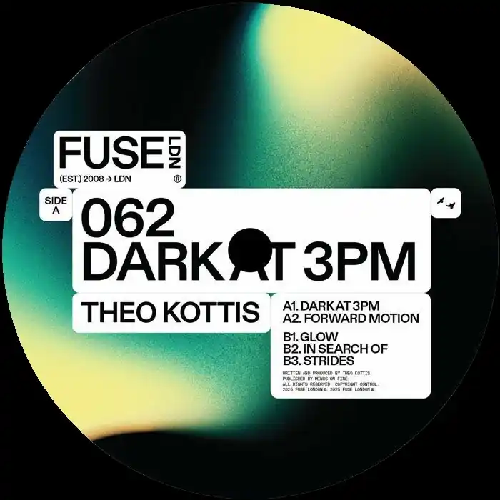 Theo Kottis Dark At 3pm EP Fuse vinyl record Fresh Stock