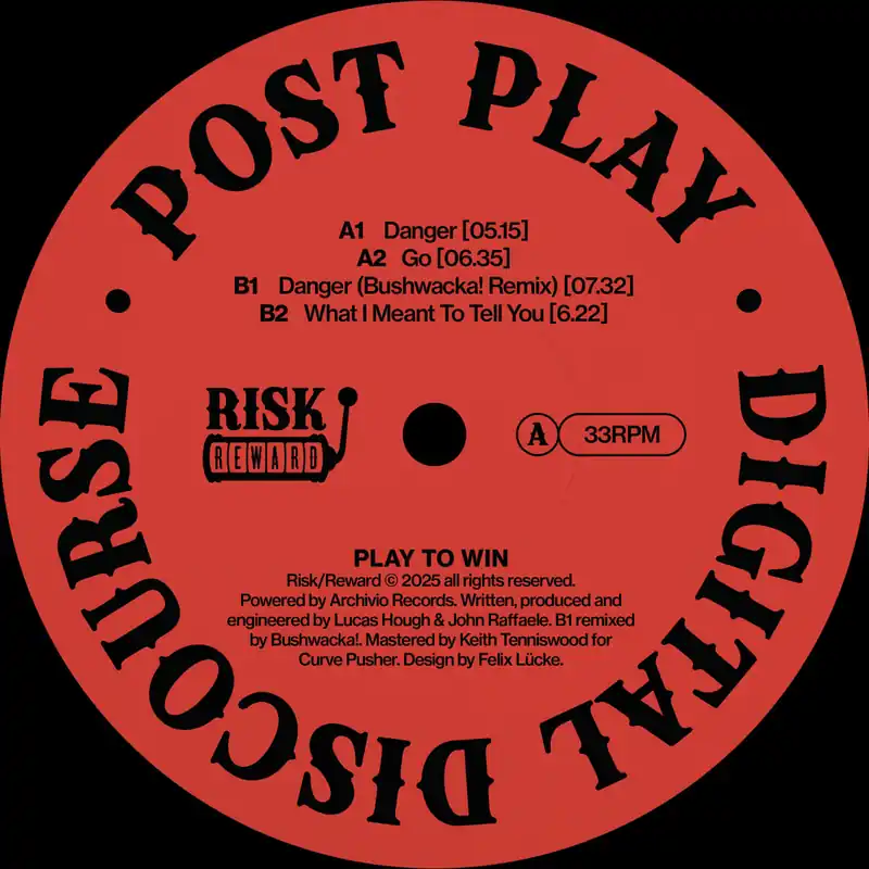 Post Play Digital Discourse Risk Reward vinyl record Special Discount